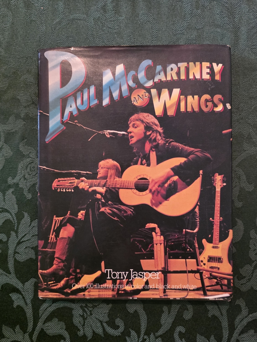 Vintage Paul McCartney and Wings Hardcover Book Tony Jasper